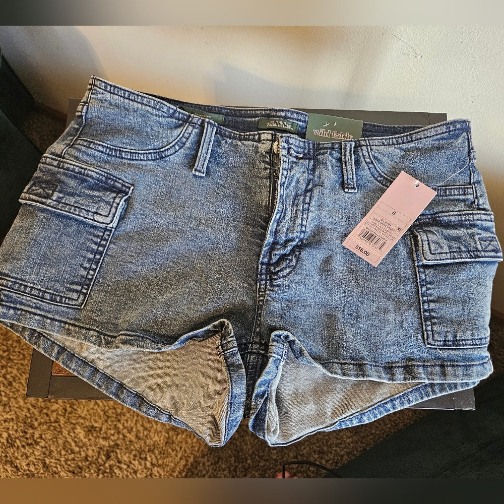 5/$25✨️ NWT Wild Fable 8 Denim Jean Shorts